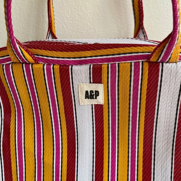Ace & Prince Striped Mini Zippered Tote - Picture 2 of 6